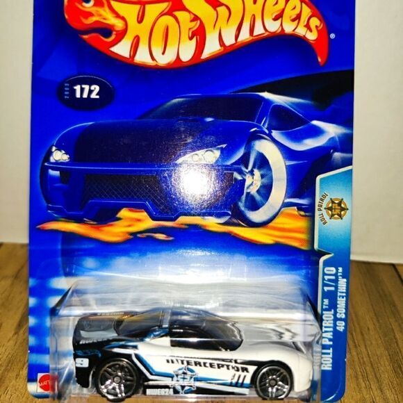 2003 Hot Wheels #172 Roll Patrol #1 40 Somethin Interceptor Police Die-cast Car - Picture 3 of 4